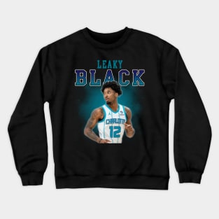 Leaky Black Crewneck Sweatshirt